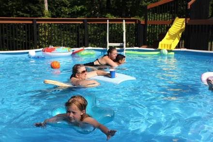 People in the pool