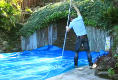 installing pool cover