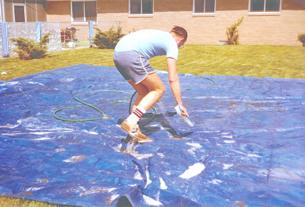 Pool Cover Cleaning