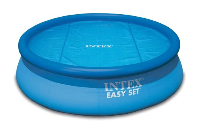Intex Easy Set pool with solar pool cover