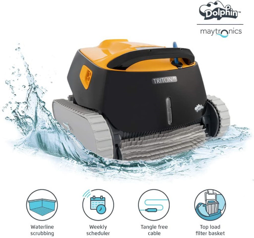 Dolphin-Triton-PS-Automatic-Robotic-Pool-Vacuum