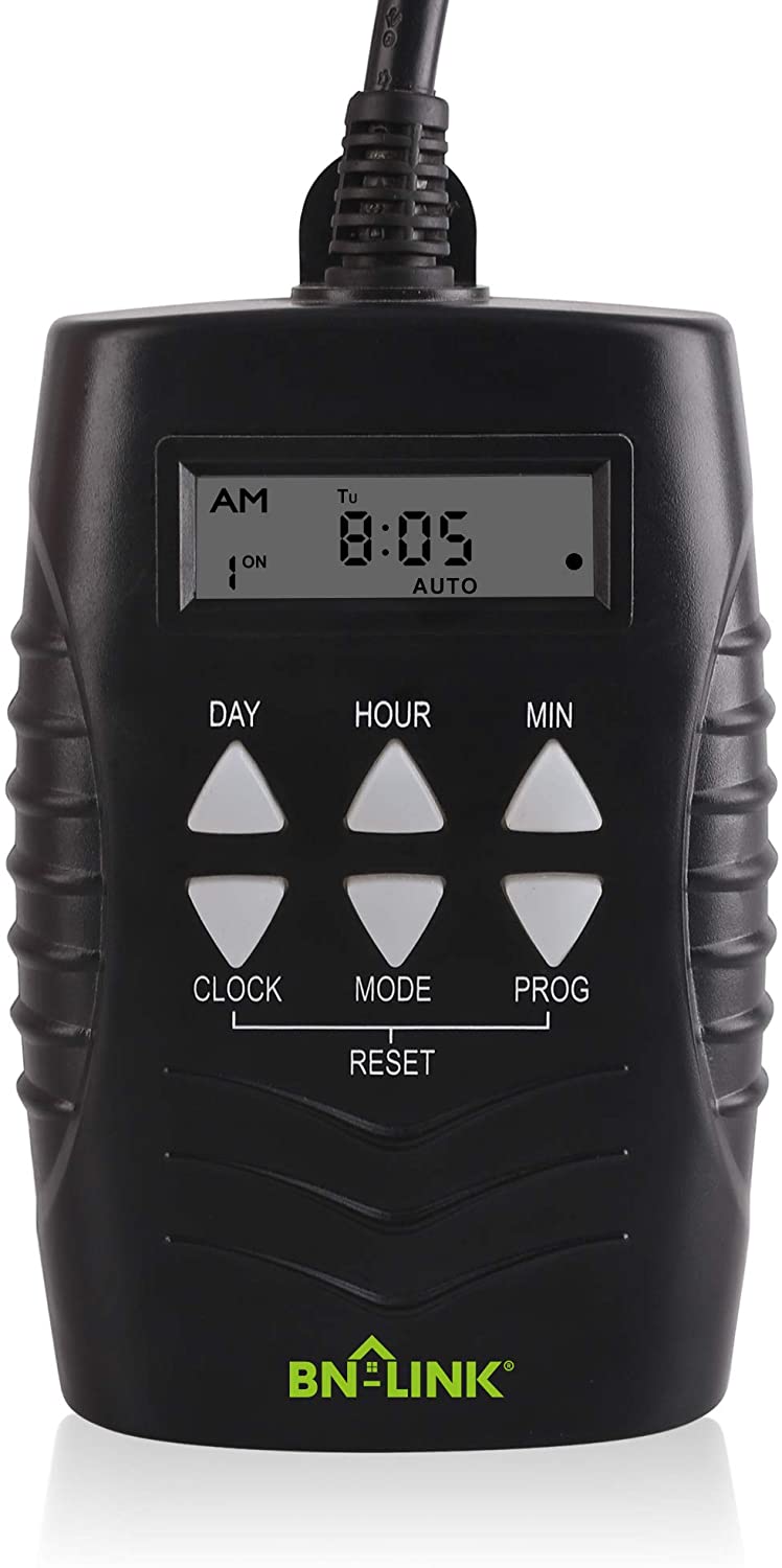 BN-LINK 7-Day Outdoor Heavy-Duty Programmable Timer