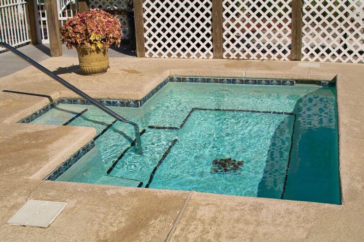 concrete plunge pool