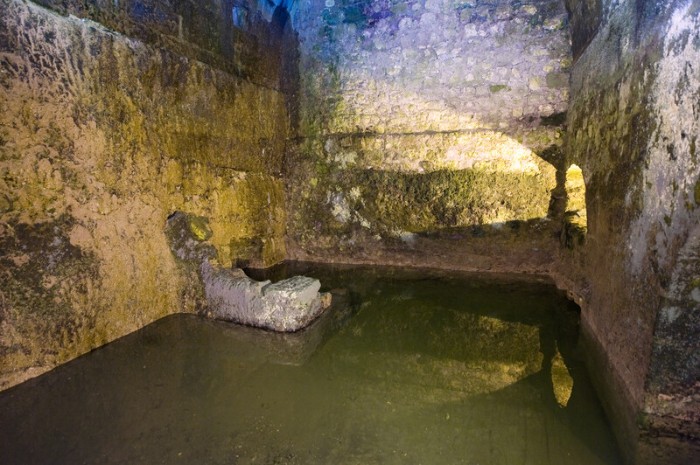 the Struthion Pool in Jerusalem, Israel